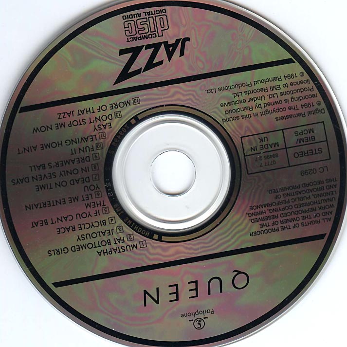 Queen  Jazz  cd [1994 Rem]